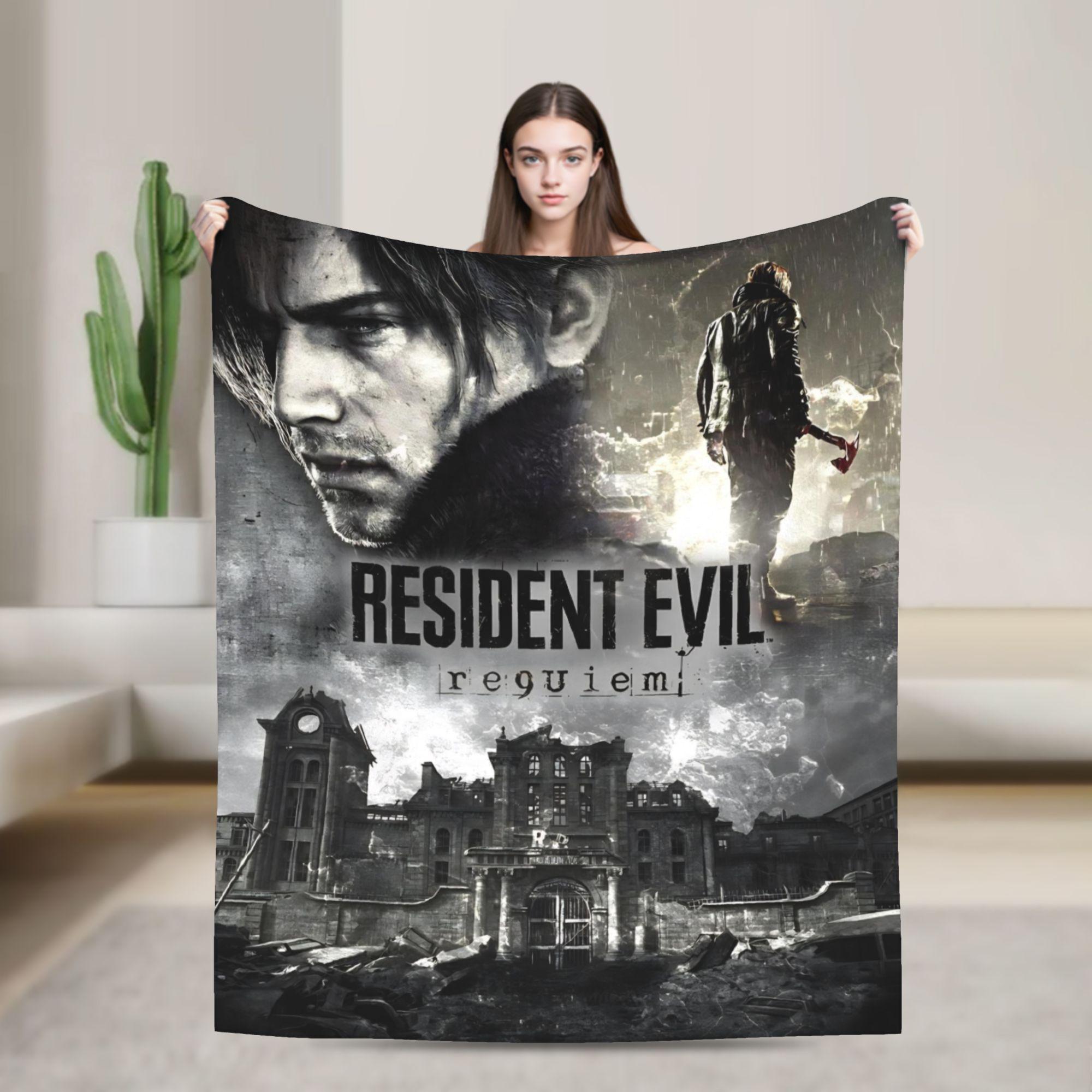 

Residents Evils 9 Blanket Multiple Sizes Super Soft and Warm Games Throw Blankets for Sofa Couch and Bed 130x150cm