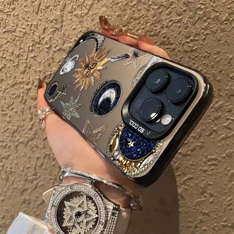 Sun Painting Moon Case for Samsung Galaxy S25 S24 S23 S22 Ultra S21 Plus S20 FE A73 A72 A71 A56 A55 A54 A53 A52 Acrylic Cover