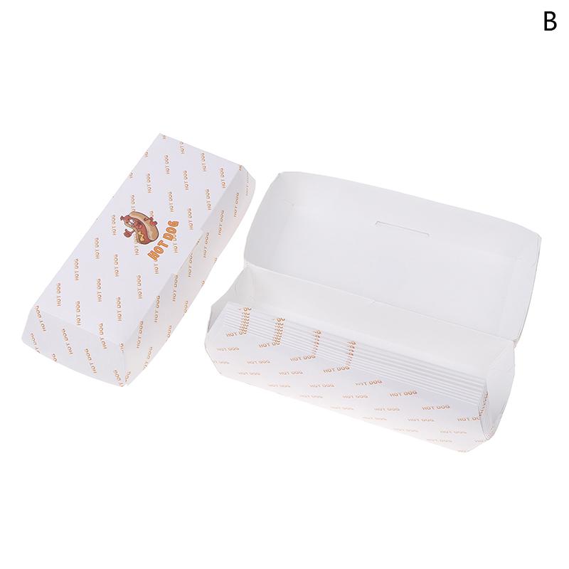 

10 шт. одноразовая бумажная упаковка для сыра и собак с крышкой, бумажный поднос для закусок, чипсы, картофель фри, держатель для курицы, коробки для бенто