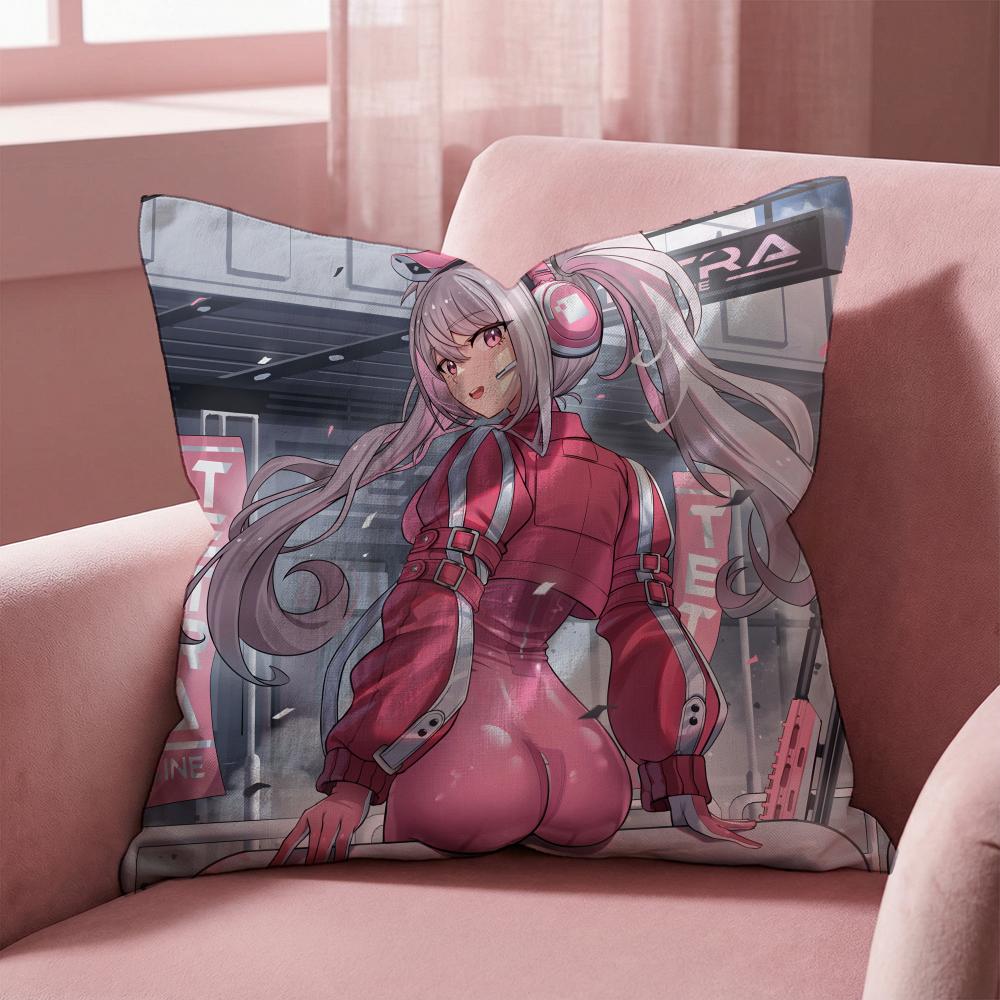 N-NIKKE Goddess of V-Victory Cushion Cover Multi-Scene Pillow Cover for Home & Car - Reversible, Soft & Durable for Daily Use