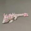 Sakura Dragon 3D Printed Diceratops Dragon Laser 3D Articulated Dragon Toys  Landscaping Decoration