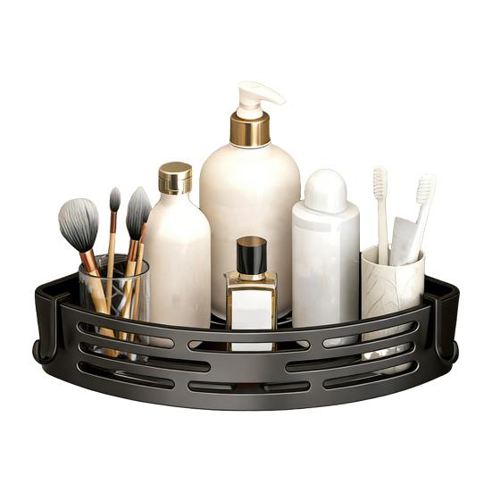 

Corner Storage Rack Super Load-Bearing Nail-Free Installation Bathroom Organizer with Strong Adhesive Moisture-Proof Design Storage Organizer