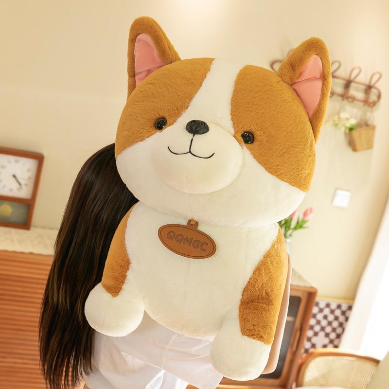 Cute Pet Short-legged Corgi Doll Cute Dog Heart Little Ass Dog Person Pillow Plush Toy