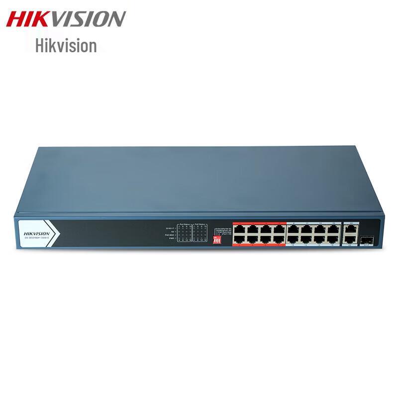 

Hikvision 18-Port Unmanaged PoE Surveillance Switch CN plug (adapter included)
