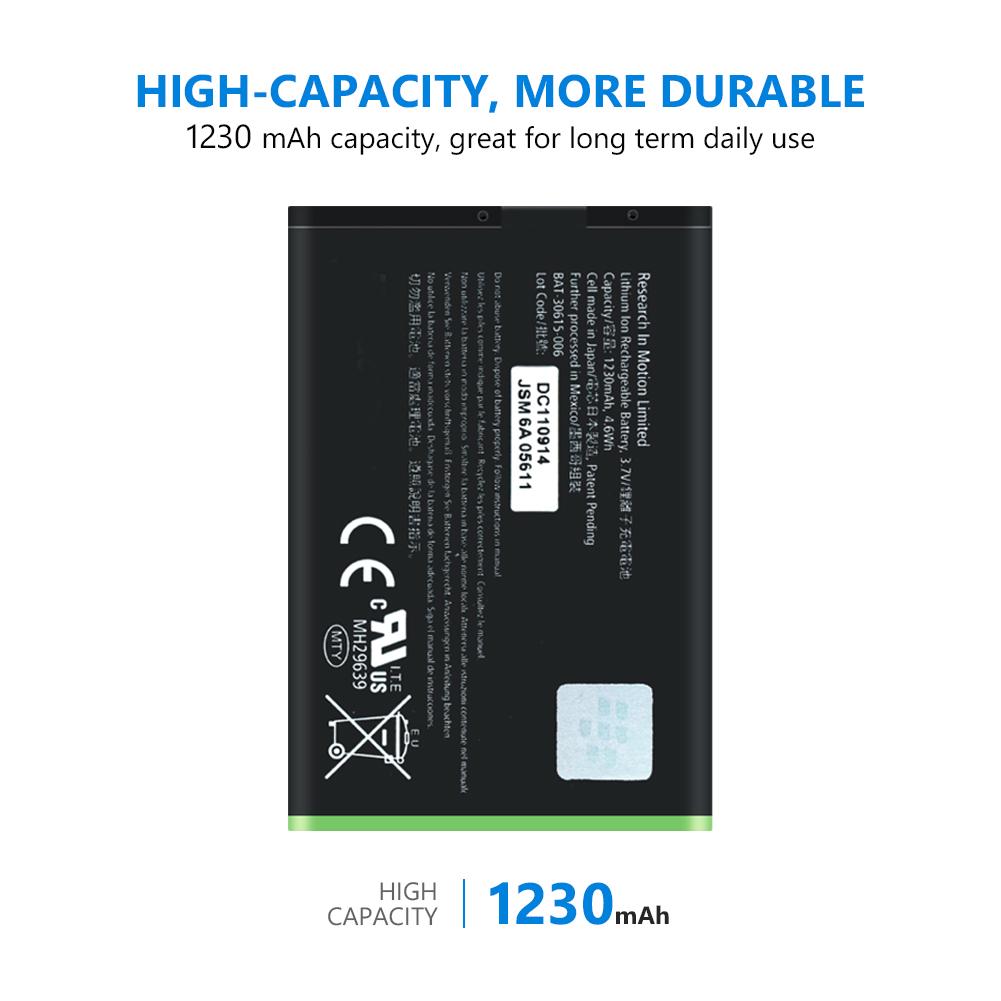 Buy 3.8V 2000mAh Replacement Smartphone Battery For BlackBerry 9850