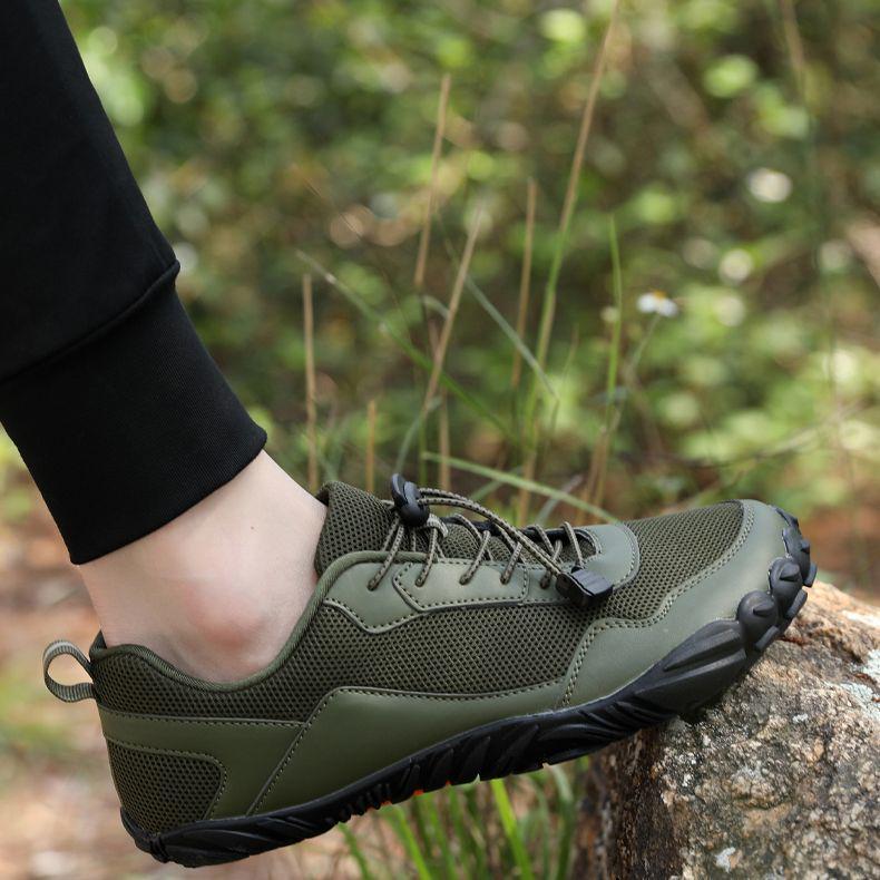 Wide Foot Non-Slip Outdoor Hiking Shoes for Men & Women - Windproof, Coldproof, Casual, and Military Training Ready.