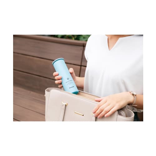 The-peacock Vacuum Flask Industry (The-peacock) Peacock Ice Pack, 0.15L, Slim and Compact, with Vacuum Insulation and a Cold-Keeping Holder, Blue, ABB