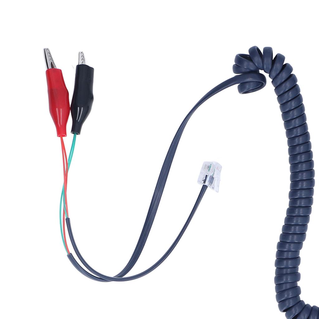 Corded Phone, DTMF 12 Bit LCD Display Wired Telephone with Caller ID Recognition and Pause Function for Home Communication