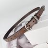 Top Layer Cowhide Retro Women's Genuine Leather Belt Casual Pants Jeans High-end Women's Simple and Versatile Belt