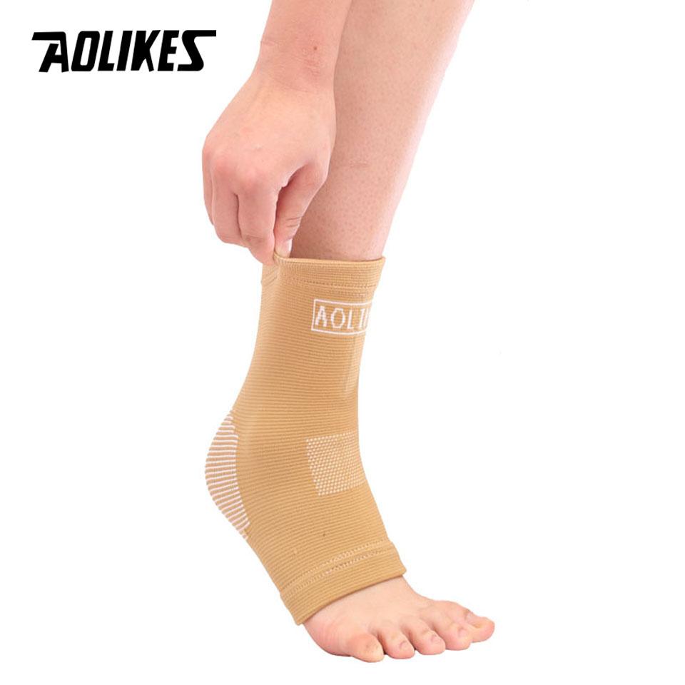 Aolikes 1 Stück Neue Atmungsaktive Knöchelbandagen Für Männer Und Frauen, Kompressions-Knöchelstütze Für Basketball Laufen Wandern Sport