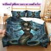 mythological figures Pattern Bedding Quilt Set Quilt Cover Pillowcase Home Decoration Birthday Gift (1 * duvet cover + 2 * pillowcase, without core)