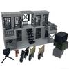 WK2 Militärbasis Moc Sentinel Turm Wachturm Gefängniskäfig Gebäude Modell Militärspielzeug Waffen Baustein DIY Junge Kind Geschenk