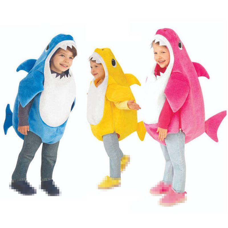 Shark Baby Cartoon Toddlers Kids Halloween Costume Fancy Dress Gifts Outfit