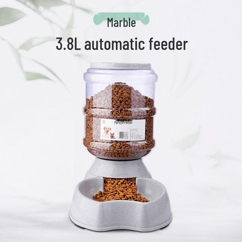 Large Capacity Automatic Pet Feeder and Water Dispenser for Dogs and Cats