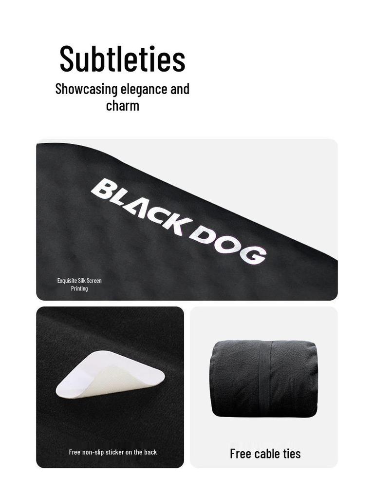 Blackdog Feather Bone Inflatable Travel Pillow for Outdoor, Camping, Sleeping, and Lumbar Support.