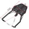 Motorcycle Adjustable Rear Luggage Rack Iron Tail Case Bracket Extender Carrier Motorcycle Cargo Rack Storage Box Support