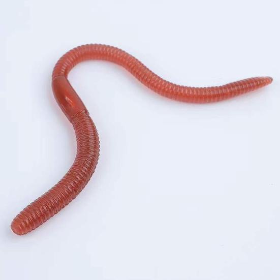 10Pcs Stretchy Earthworm Prank Toy Realistic Long TPR Earthworm Simulated Wiggly Worm Tricky Props Kids Adults Halloween Party April