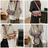 Ethnic Style Womens Shoulder Bag With Nylon Material And Woven Design For Daily Use