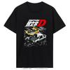 Casual Homme T Shirt Racing Drift Car Graphic Cotton Tee AE86 Japan Anime Initial D Unisex Summer Cool Short Sleeves Tshirt