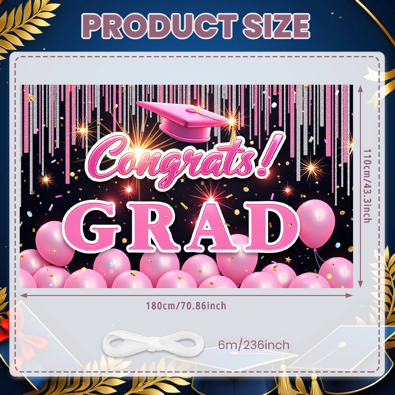 Master s Celebration Background Dark Background Graduation Event Backdrop Graduation Ceremony Banner Academic