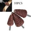 10 STÜCK 6MM Schaft Konisch Kegel Schleifkopf Schleifpapier Lamellenscheiben Polieren 15/20/25/30mm Für Pneumatische Elektrische Schleifmaschine