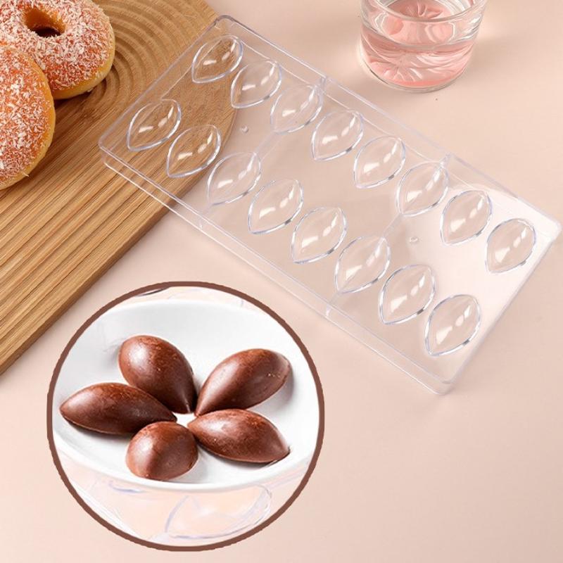 Professionelle Kunststoff-Schokoladenform Transparent Handgemacht Kugel Schokoladenwerkzeuge DIY Kuchenform Dessert Pudding