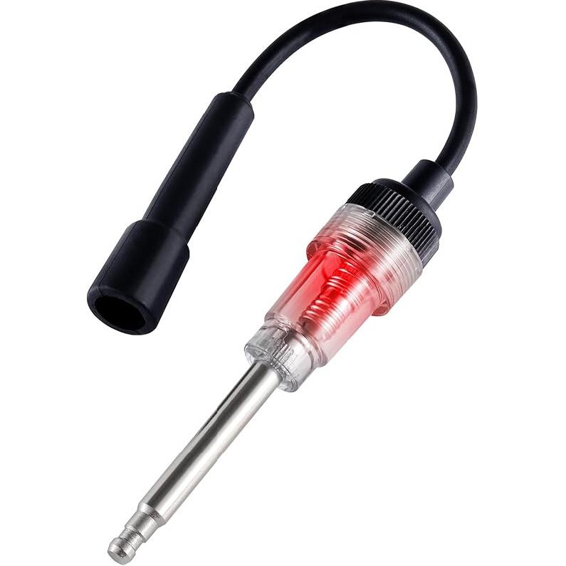 SINGARO Inline Spark Plug Tester, Plug-In Engine Ignition Tester, Car Exterior Accessories, Automobile, Lawn Mower,Engine Verification-Armature 1