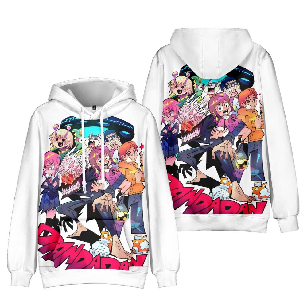 DAN DA DAN Anime Hoodie Streetwear Huvtröja Herr Dam Cosplay Sport