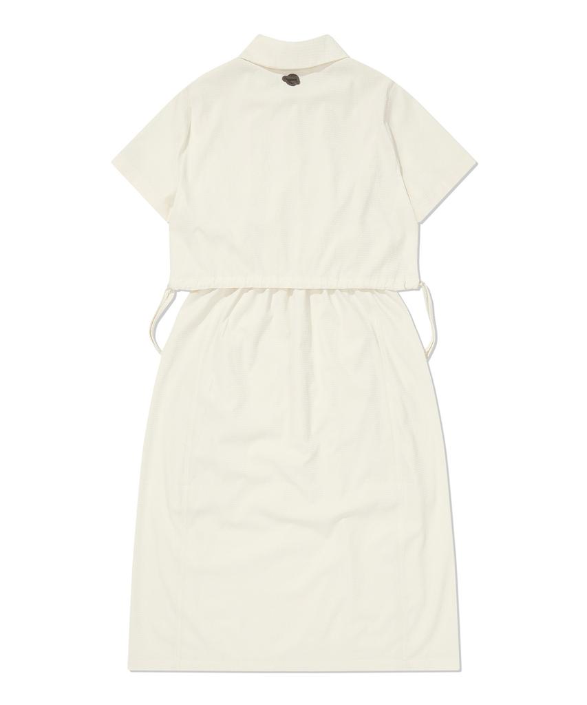 Bbc Earth Women'S Layered Cool Seaker Dress Vanilla