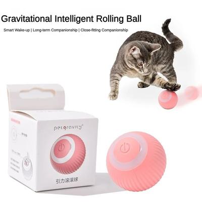 Interaktivní míč pro domácí mazlíčky Cat Inteligentní elektrický vnitřní Kočka Pes Reliéf Self-Happiness Automatické rolování Magic Ball Příslušenství pro kočky