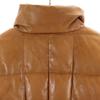 Aquascutum Sheep leather Lamb leather Down jacket 8F Brown Women Used