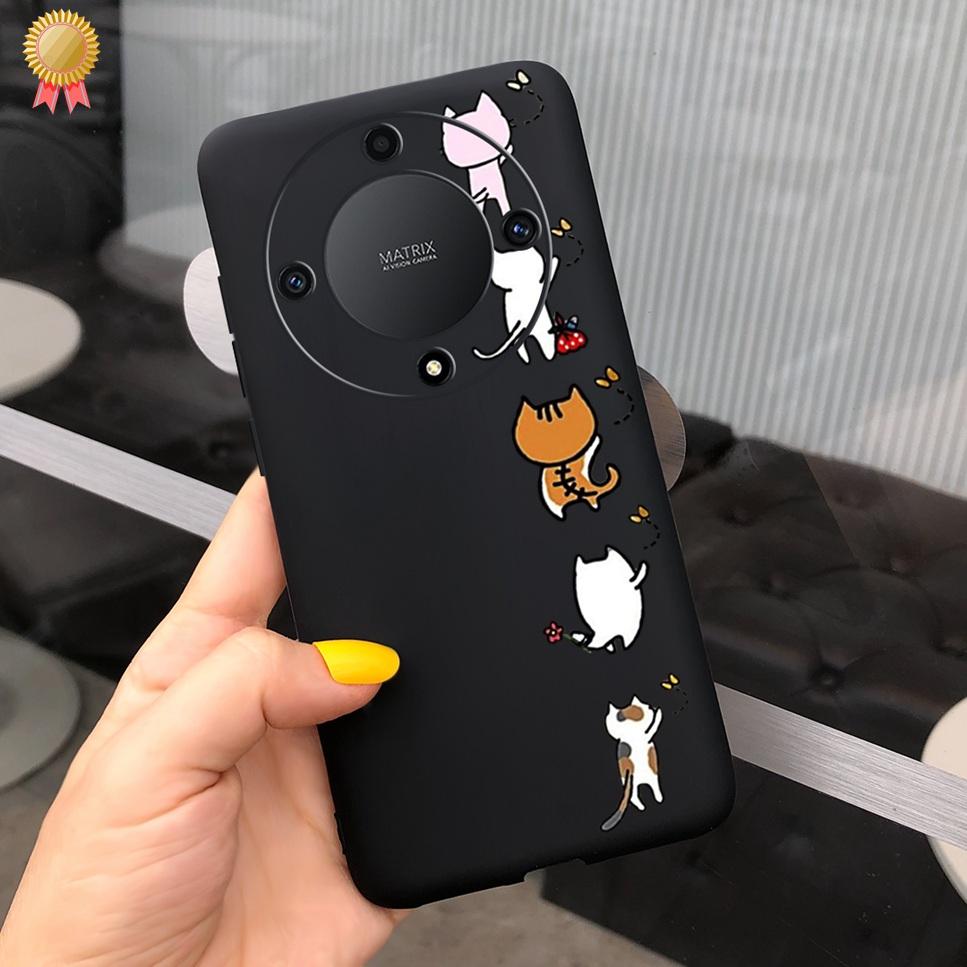 Luxury Case For Honor X9a Soft TPU Capa COOL New Cute Animal Painted Back Coque For Honor X9a X8A X7A 9XA 8XA 7XA  Bumper Bags