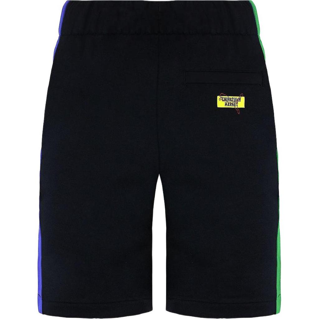 Puma X Chinatown Kollaboration Spezial Logo Bequem Weich Schnürung Freizeitshorts Herrenshorts Schwarz 595767-01