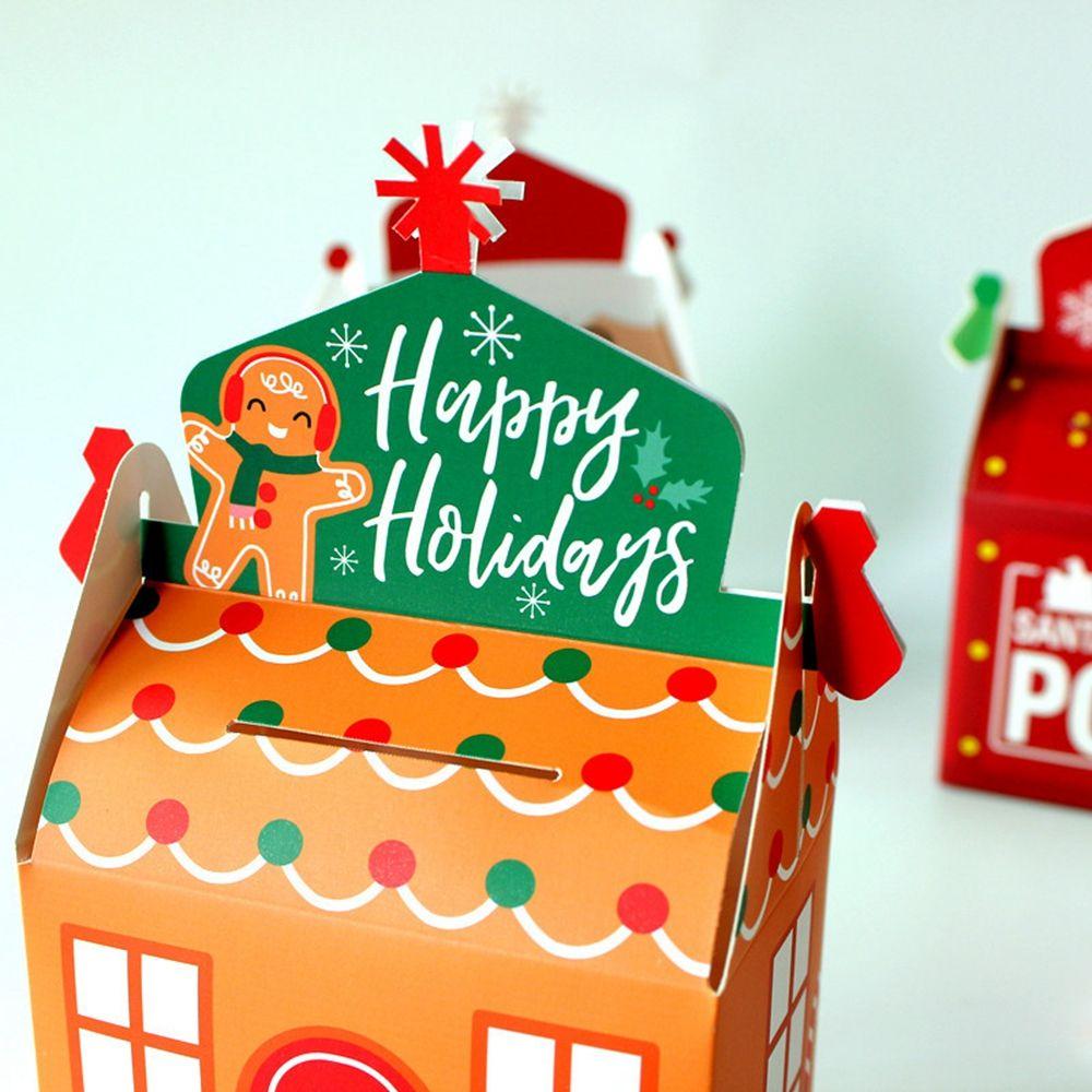 Boxes Christmas Ornaments Cookies Packing Christmas Decorations Present Bag Candy Box Gift Bags