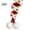 Parent Child Interaction Activities DIY Crochet Gnome Ornament Kit, Christmas Theme Soft Knitted Craft Handmade Souvenir Making Kit Set, Hanging