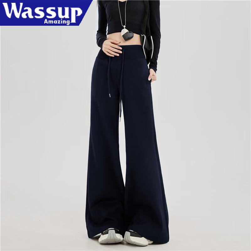 WASSUP AMAZING Women's Casual Bootcut Sweatpants