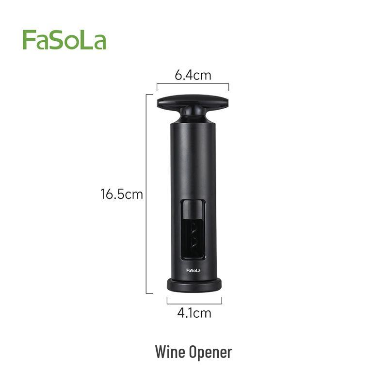 FaSoLa High-End Multi-functional Manual Wine Opener for Red Wine and Liquor Bottles чёрный