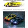 McLaren P1 GTR-Druckgussauto-Modellspielzeug im Maßstab 1:32, zurückziehbares Spielzeugfahrzeug mit Ton und Licht für Kinder, Kleinkinder, Jungen und Mädchen, Geschenkkollektion