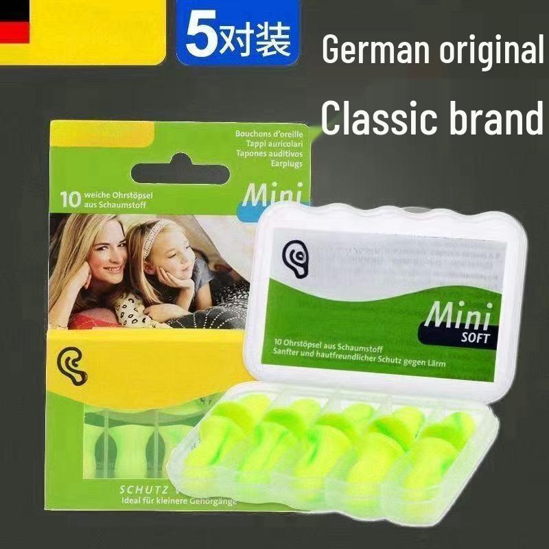 Ultra-Quiet Soundproof Earplugs for Sleeping - Noise Reduction Sleep Aid for Small Ear Canals and Student Dormitory Use