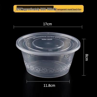 Disposable Round Takeaway Food Containers