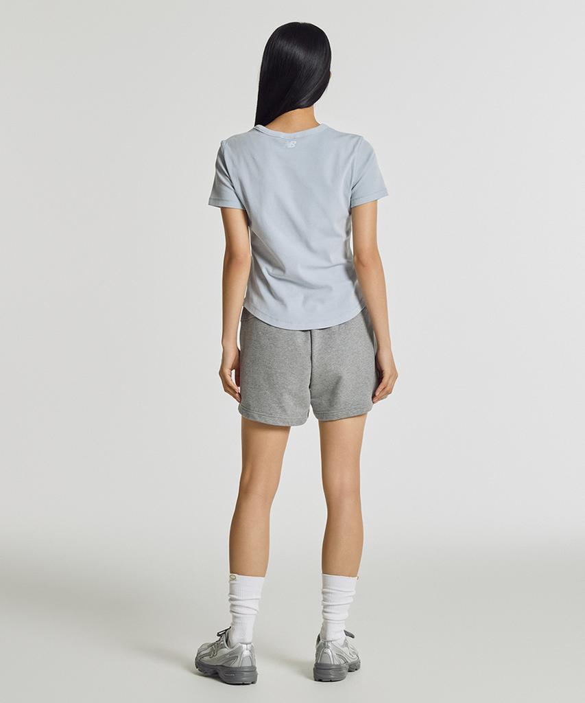 Nyuballanseu Nbneg2W482 / Women Fitted Dyed Short Sleeve Tee (Dyeing Blue)