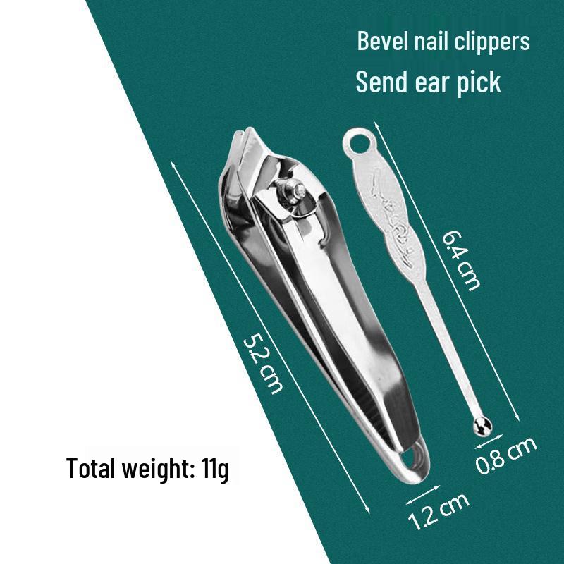 Nail Clippers Set: Small & Large with File - Manicure Tools