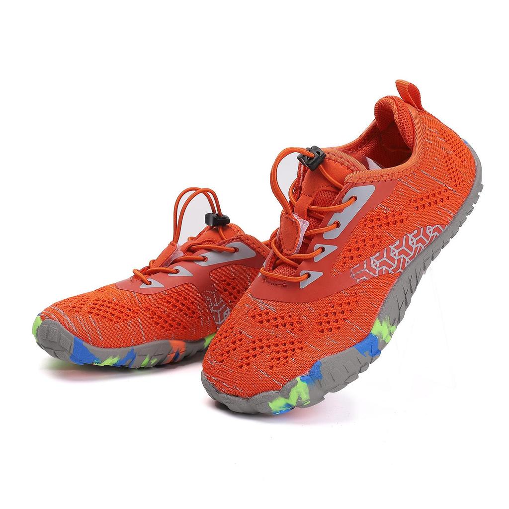 Yaz Çocukları için Plaj ve Kanyon Yürüyüşü için Flyknit Düşük Üst Su ve Koşu Ayakkabıları