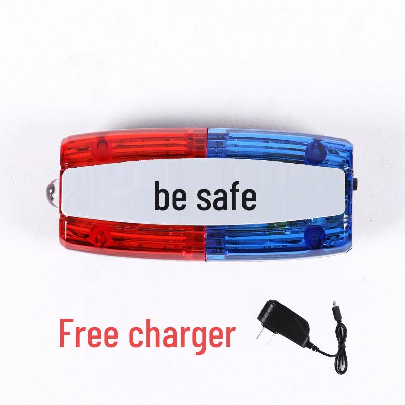 Rechargeable LED Shoulder Clip Strobe Light for Outdoor Running and Security