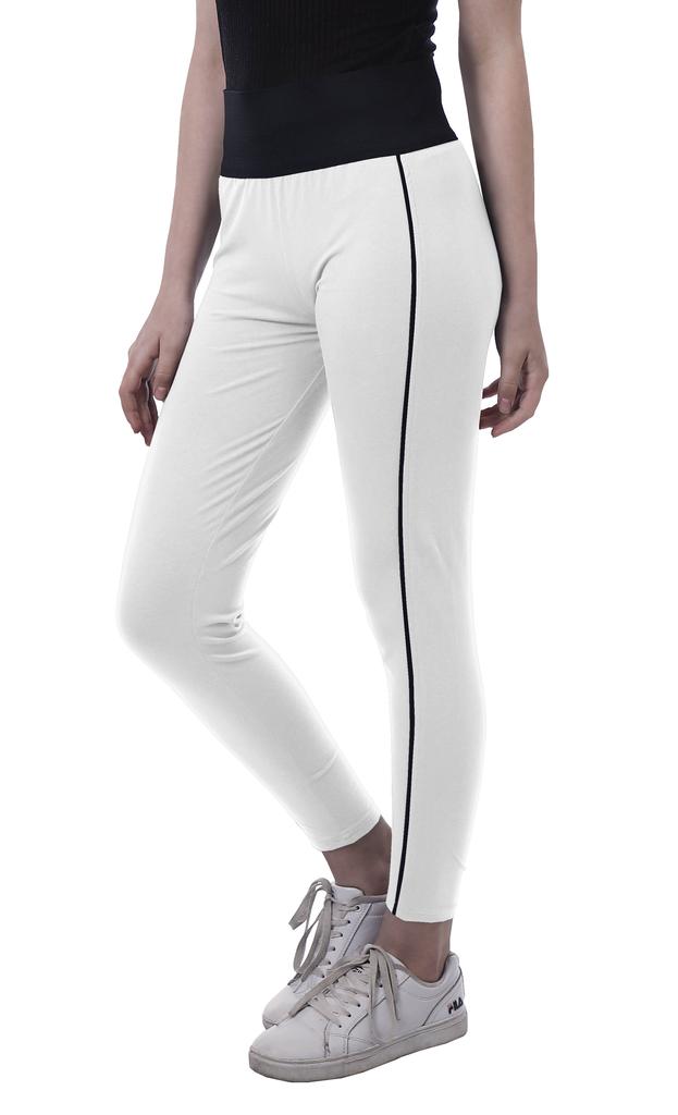 Moomaya High Waist Leggings For Womens Pull On Soft Yoga Pants-3W