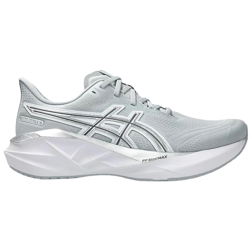 Asics Novablast 5 Atc Pohodlné tlumení Prodyšné Podpůrné Reagující Běžecké boty Pánské tenisky Šedá Stříbrná 1011C185-020