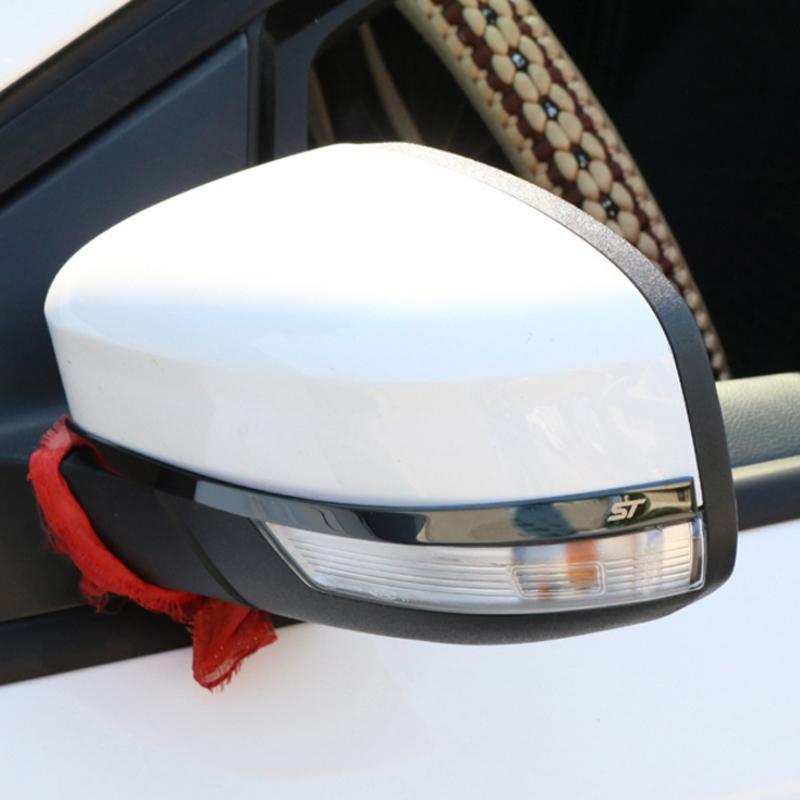 My good car for Ford Focus 3 4 MK3 MK4 2012-2017 Chrome Rearview Mirror Cover Strips Rear View Mirror Protector