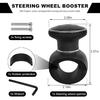 Steering Wheel Knob Spinner, Driving Turning Assist Steering Wheel Knob With Metal Bearing, 360 Degree Rotation Steering Wheel Power Handle For Car