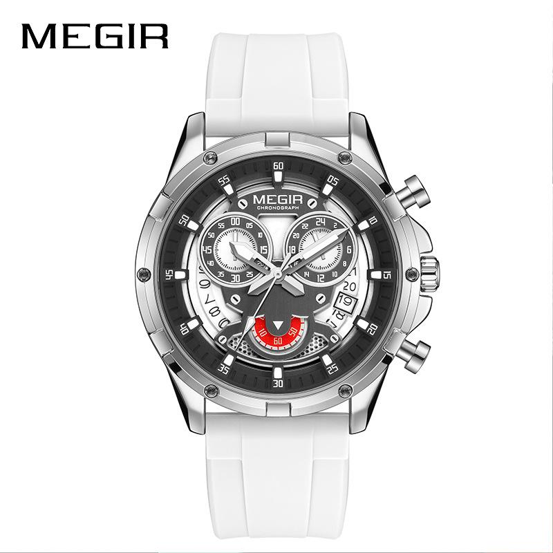 Meigel six-hand chronograph men s watch clown quartz watch