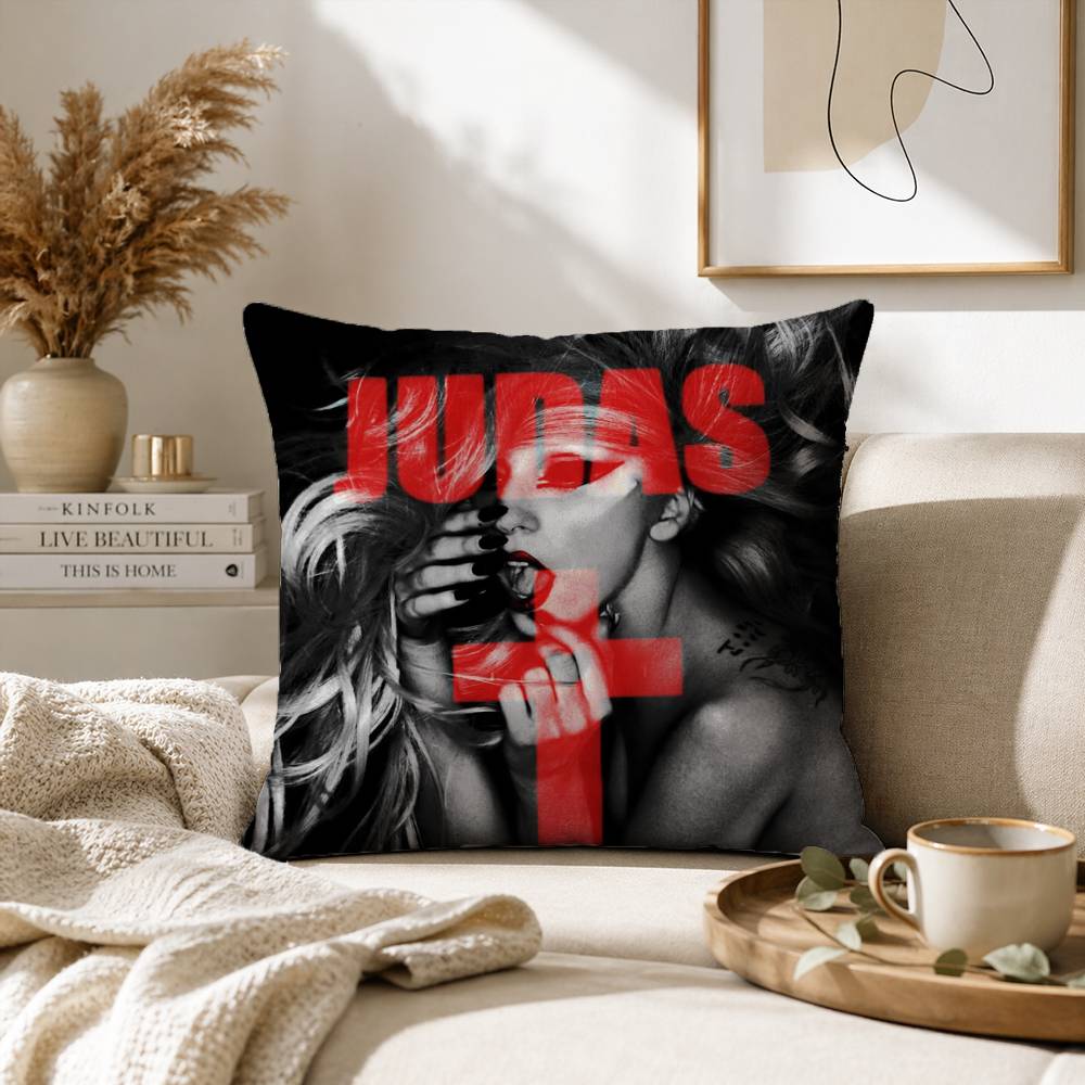 hot singer lady gaga Pillow Case for Sofa Living Room Home office Decor Protective Cover